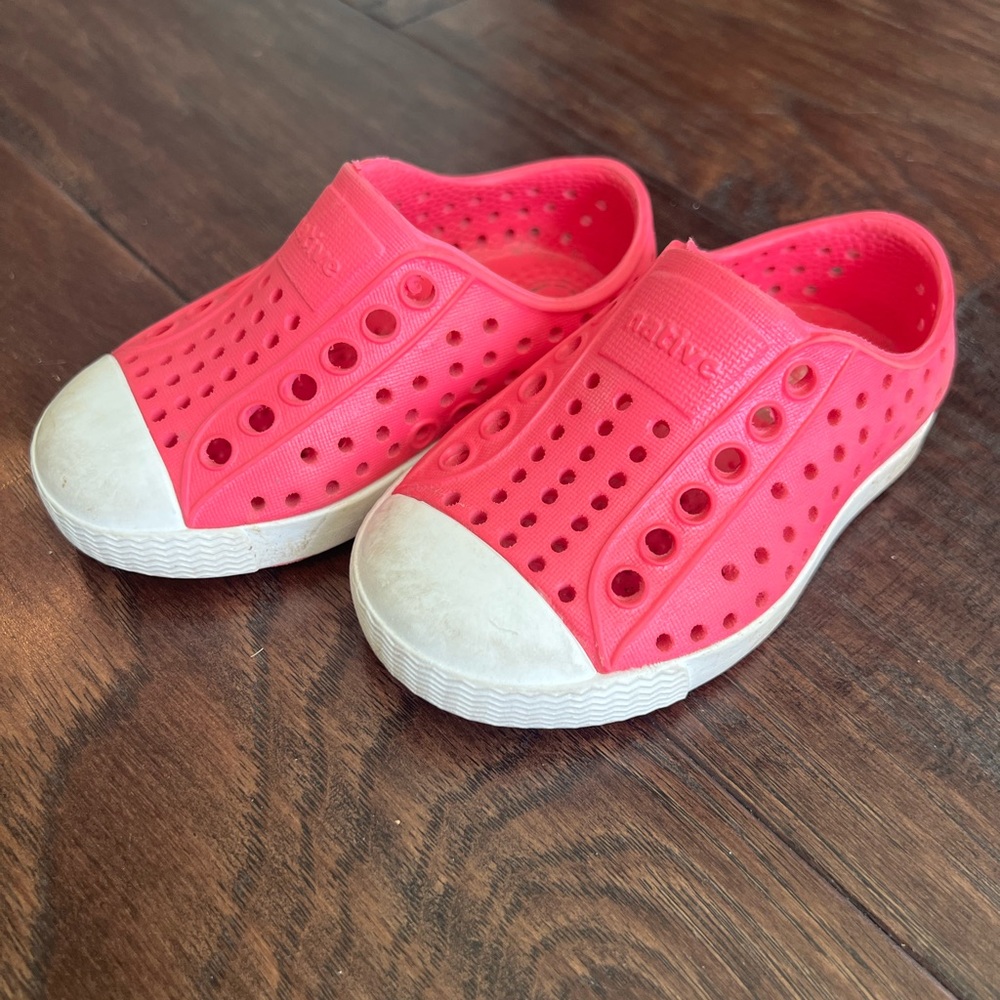 Pink Native shoes - size 4